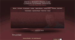 Desktop Screenshot of davebennettdds.com